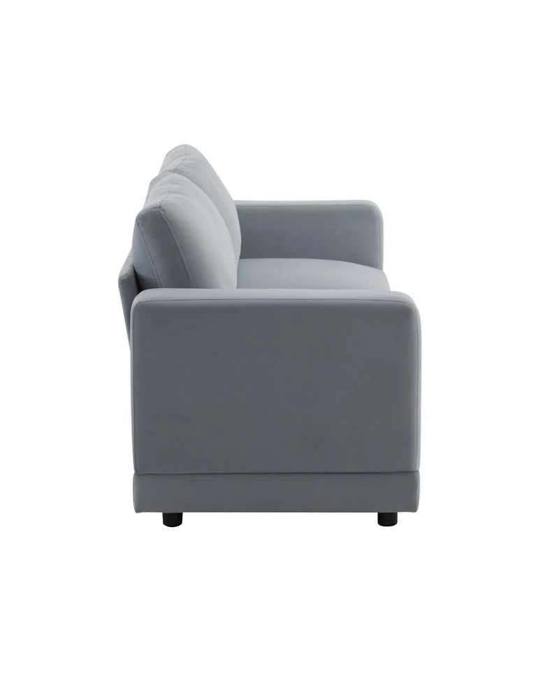 Streamdale Furniture 81" Modern Sofa - Deep Cushions & Wooden Legs