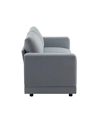 Streamdale Furniture 81" Modern Sofa - Deep Cushions & Wooden Legs