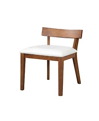 Streamdale Furniture Faux Leather Dining Chairs (Set of 2)