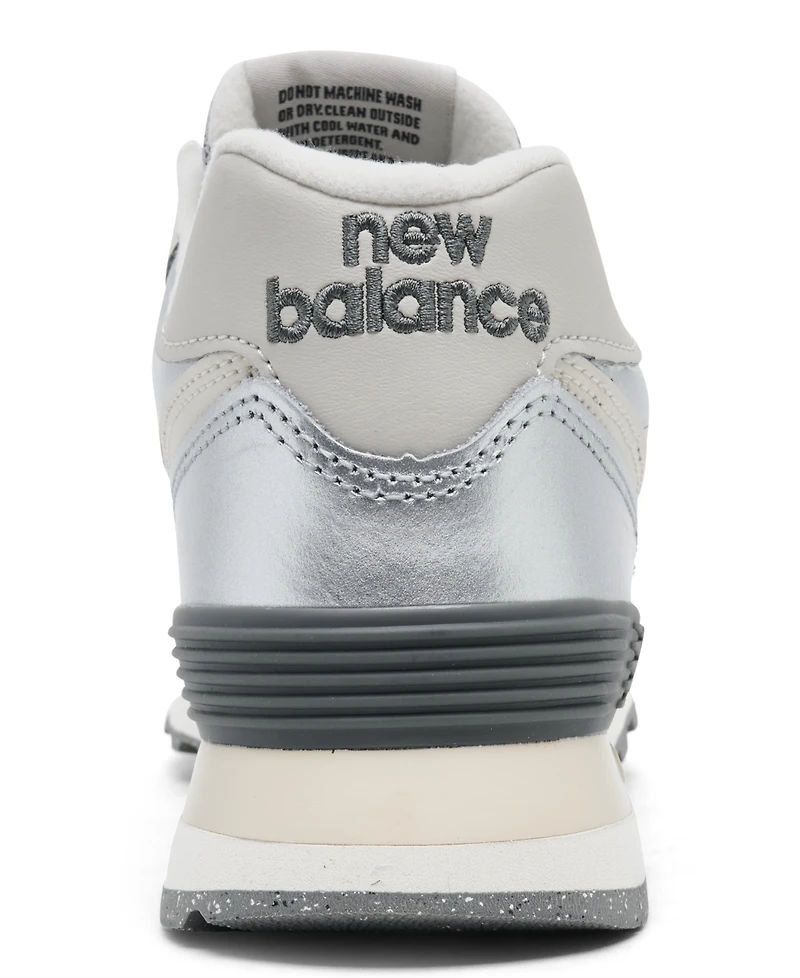 New Balance Women's 574 Metallic Casual Sneakers from Finish Line