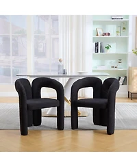 Streamdale Furniture Velvet Accent Dining Chair Set of 2