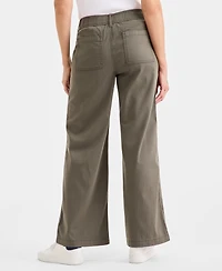 Style & Co Women's Wide-Leg Herringbone Pants, Macy's Exclusive