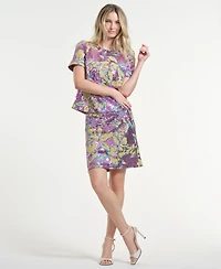 Isaac Mizrahi Women's Crewneck Sequin Top