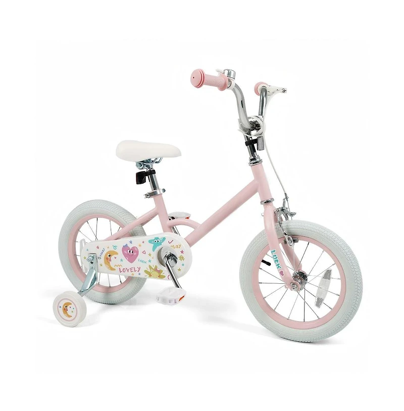 Hongge Kids Adjustable Training Bike with Dual Brake and Safety Features