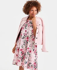 Style & Co Women's Printed Short-Sleeve T-Shirt Dress, Macy's Exclusive
