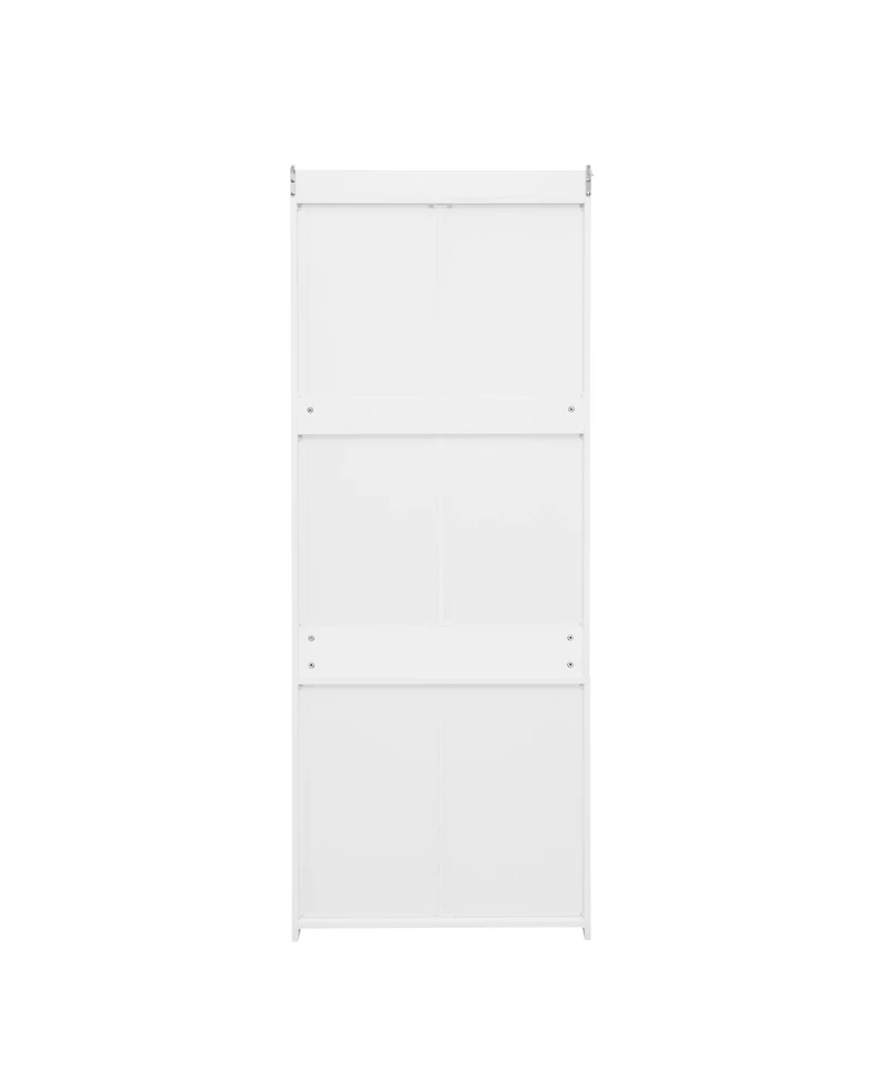 Streamdale Rattan Wardrobe with 3 Drawers