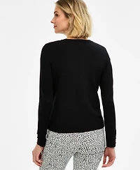 Jm Collection Women's Cropped Cardigan Sweater, Macy's Exclusive