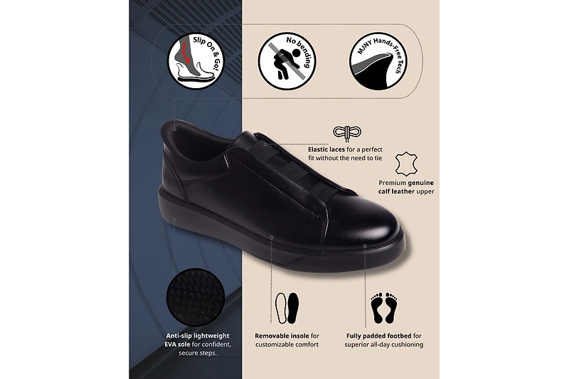 Marc Joseph New York Men's Allen St Hands-Free Slip On Technology Lightweight Sneakers