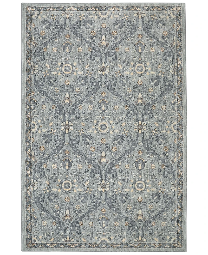 Closeout! Karastan Euphoria Galway Willow Grey 5'3" x 7'10" Area Rug