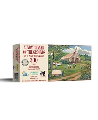 SunsOut Sunday Dinner on the Grounds piece Jigsaw Puzzle for Adults
