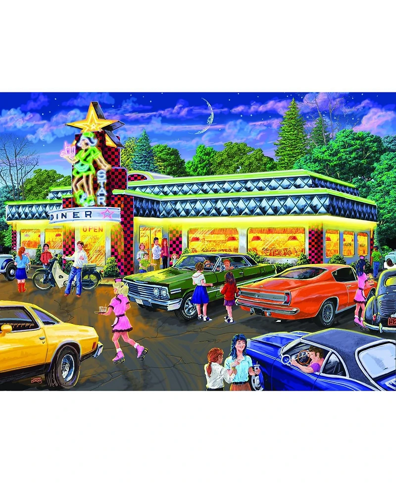 SunsOut Star Diner 500 piece Jigsaw Puzzle for Adults
