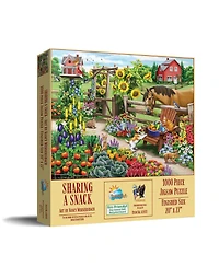 SunsOut Sharing a Snack 1000 piece Jigsaw Puzzle for Adults