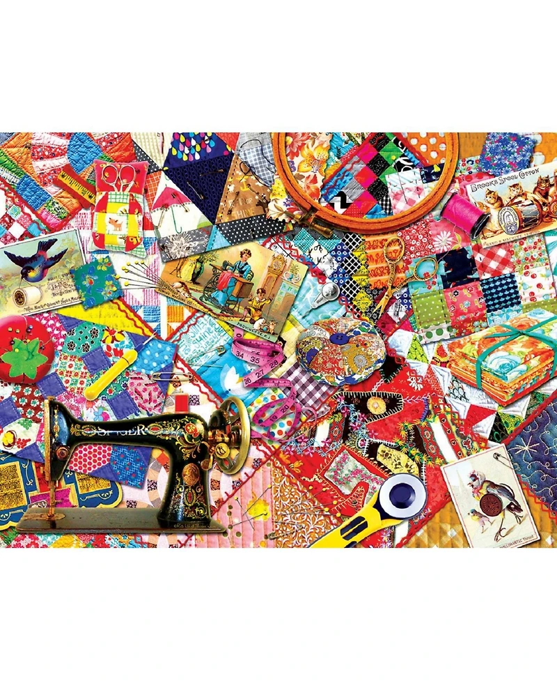 SunsOut Quilting 1000 piece Jigsaw Puzzle for Adults