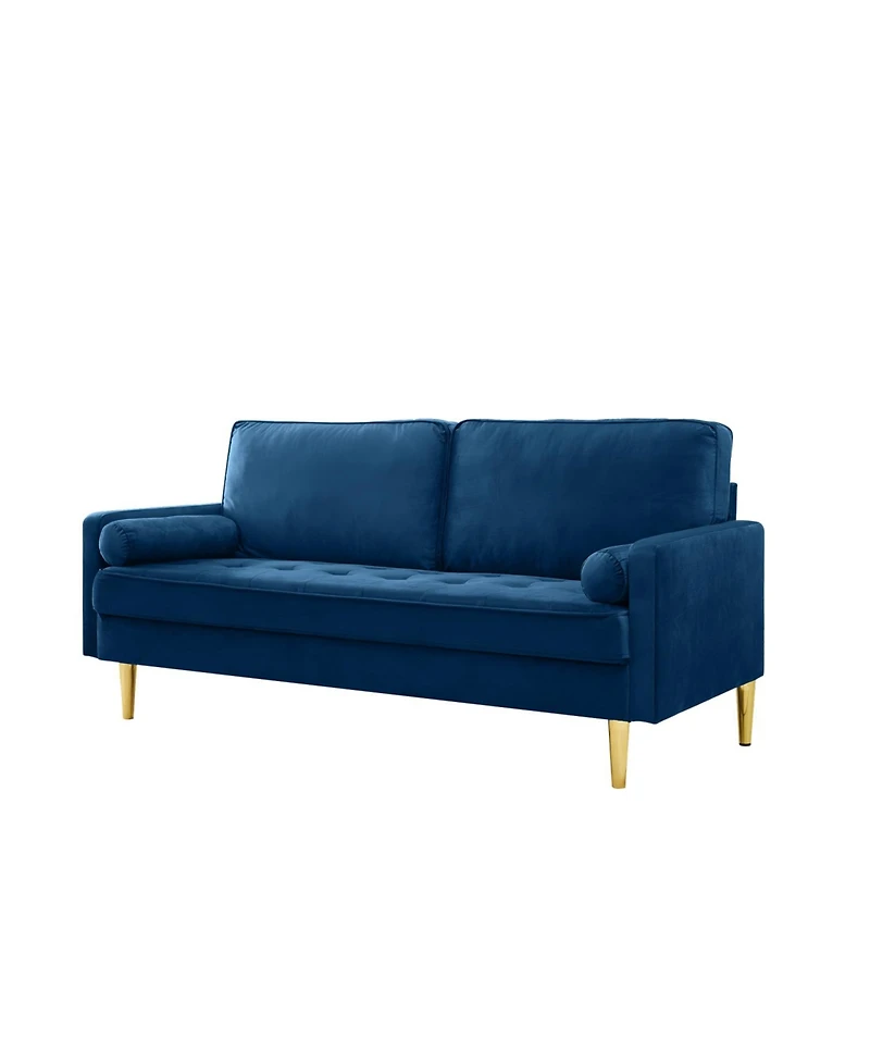 Streamdale Furniture Velvet Sofa 65 inch