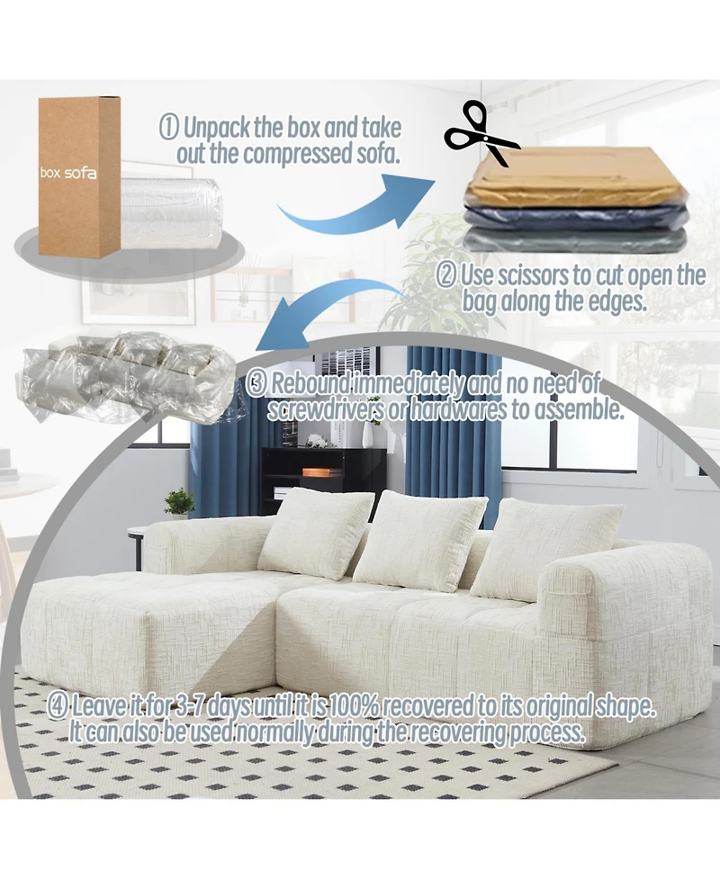 Streamdale Furniture Streamdale Modular Sectional Sofa with Chaise & Side Pockets