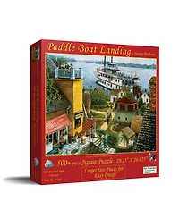 Paddle Boat Landing 500 piece Jigsaw Puzzle for Adults Large Pieces