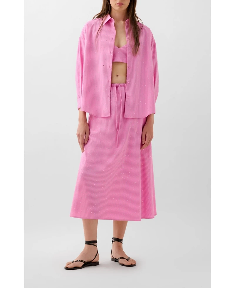 Scalpers Women's Strass Set Shirt