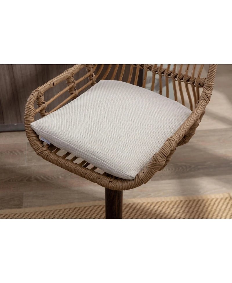 Simplie Fun 2 Piece/S Swivel Bar Stools Set for Kitchen or Dining Room