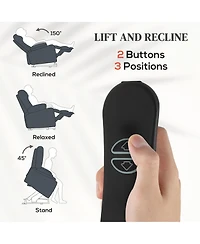 Homcom Power Lift Recliner Chair with Massage, Electric Lift Chair