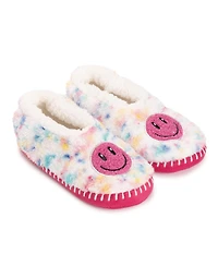 Muk Luks Women's Sherpa Ballerina Slipper with Applique
