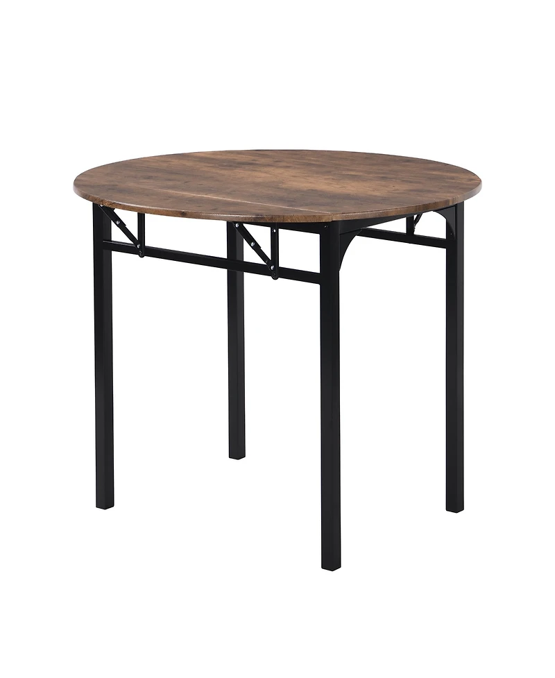 Streamdale Furniture 3-Piece Dining Set with Drop Leaf and 2 Chairs