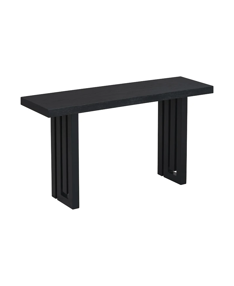 Streamdale Furniture Oak Veneer Console Table - Entryway/Hallway/Living Room