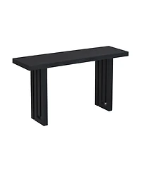 Streamdale Furniture Oak Veneer Console Table - Entryway/Hallway/Living Room