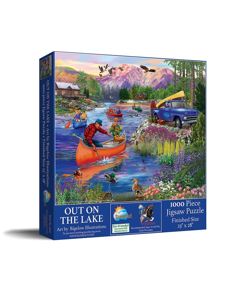 SunsOut Out on the Lake 1000 piece Jigsaw Puzzle for Adults