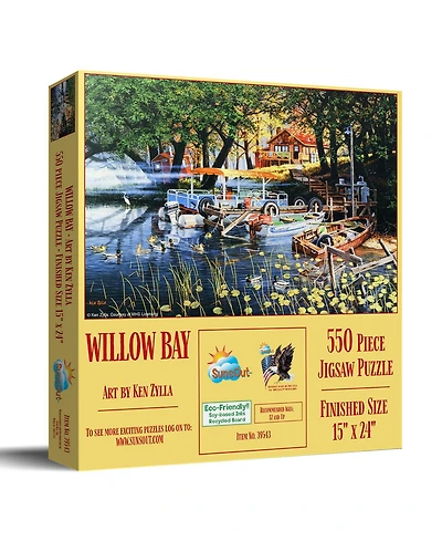 SunsOut Willow Bay 550 piece Jigsaw Puzzle for Adults