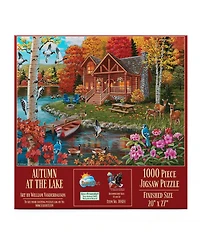 SunsOut Autumn at the Lake 1000 piece Jigsaw Puzzle for Adults
