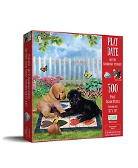 SunsOut Play Date 500 piece Jigsaw Puzzle for Adults