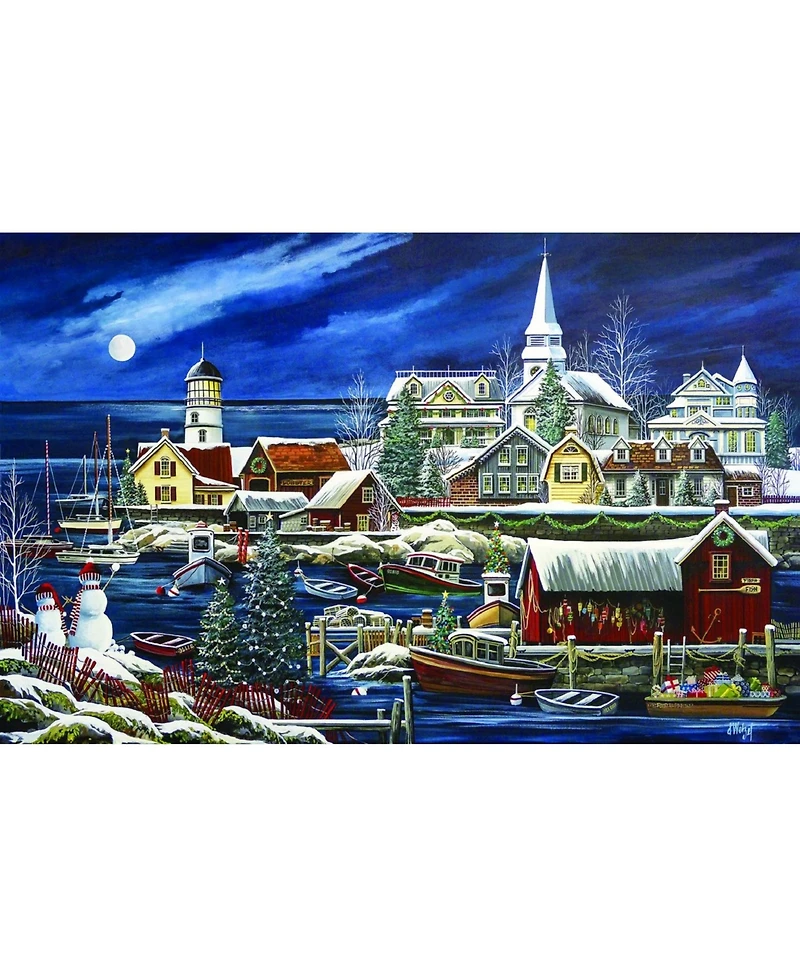 Winter Harbor 1000 piece Jigsaw Puzzle for Adults Christmas