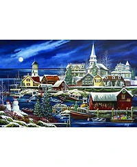 Winter Harbor 1000 piece Jigsaw Puzzle for Adults Christmas