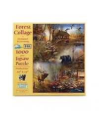 SunsOut Forest Collage 1000 piece Jigsaw Puzzle for Adults