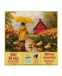 SunsOut Rainy Day Walk 1000 piece Jigsaw Puzzle for Adults