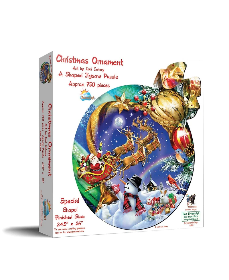 SunsOut Christmas Ornament 750 piece Jigsaw Puzzle for Adults Special Shape Christmas
