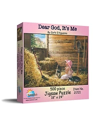SunsOut Dear God It's Me 500 piece Jigsaw Puzzle for Adults