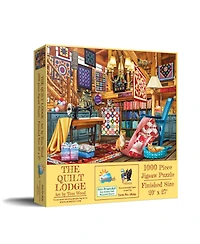 SunsOut The Quilt Lodge 1000 piece Jigsaw Puzzle for Adults