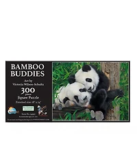 SunsOut Bam Boo Panda Buddies 300 piece Jigsaw Puzzle for Adults