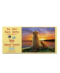 SunsOut As the Sun Sets 300 piece Jigsaw Puzzle for Adults