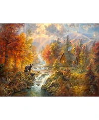 SunsOut Autumn at Rainbow Falls 1000 piece Jigsaw Puzzle for Adults