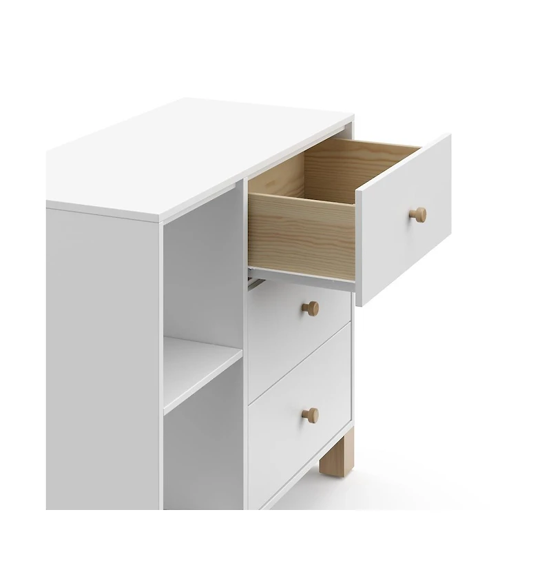 Storkcraft California 3 Drawer Combo Dresser