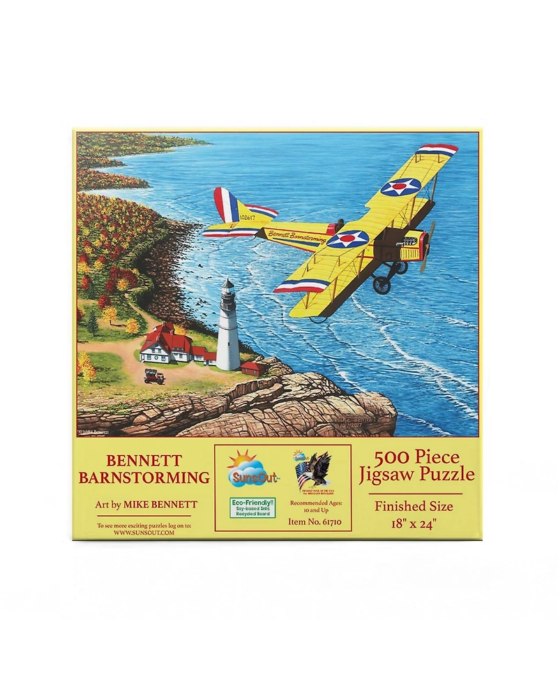 SunsOut Bennett's Barnstorming 500 piece Jigsaw Puzzle for Adults