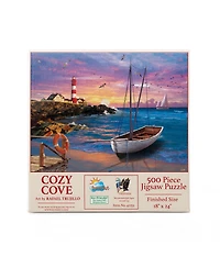 SunsOut Cozy Cove 500 piece Jigsaw Puzzle for Adults
