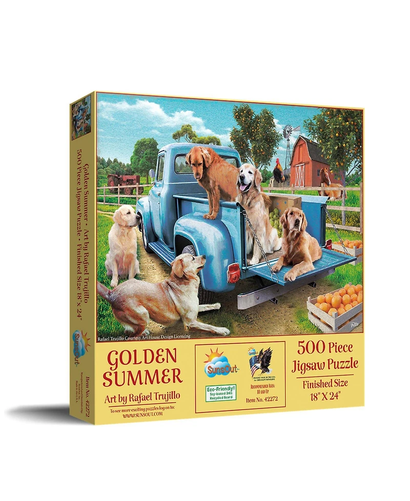 SunsOut Golden Summer 500 piece Jigsaw Puzzle for Adults