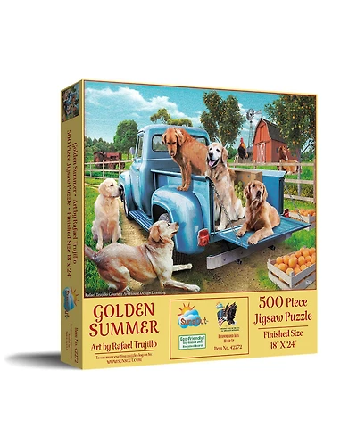 SunsOut Golden Summer 500 piece Jigsaw Puzzle for Adults