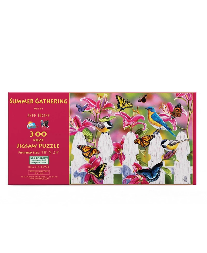SunsOut Summer Gathering 300 piece Jigsaw Puzzle for Adults