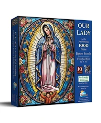 SunsOut Stained Glass Our Lady 1000 piece Jigsaw Puzzle for Adults