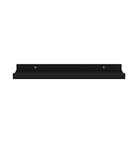 vidaXL Wall Shelves 4 pcs Black 15.7"x3.5"x1.2"