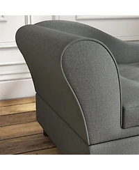 Aostirmotor Pet Sofa Couch Bed with Washable Cushion,Storage for Dogs, Cats